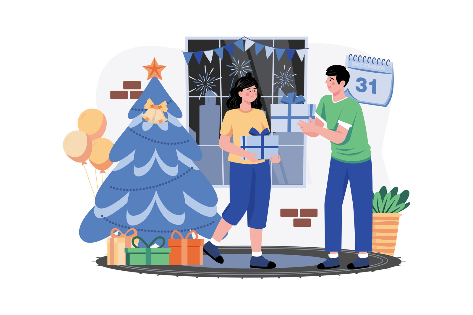 M549_New year’s Eve Illustration Pack M549_New year’s Eve Illustration Pack