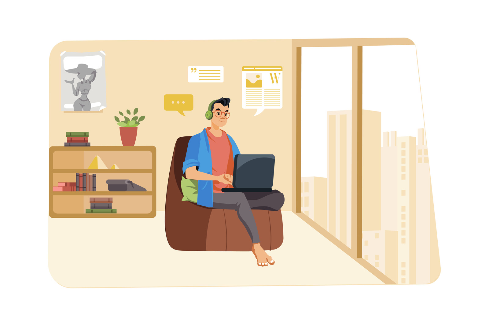 M631_Content Writing Illustration Pack M631_Content Writing Illustration Pack