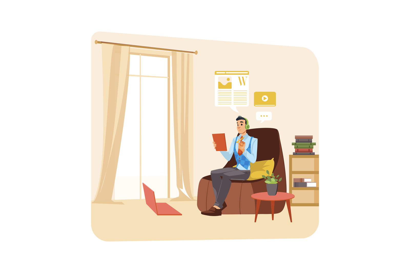 M631_Content Writing Illustration Pack M631_Content Writing Illustration Pack