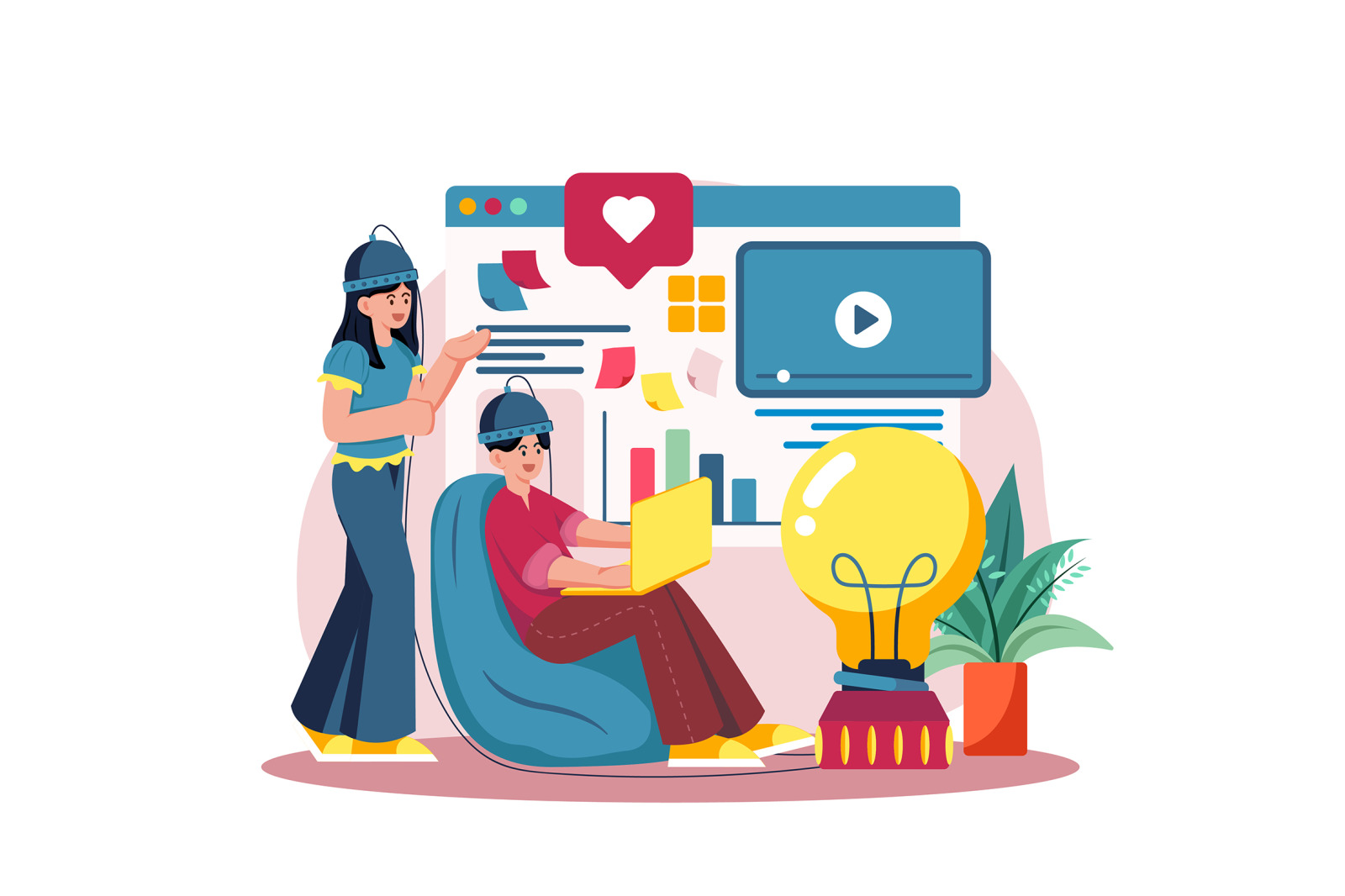 M666_Business Strategy Illustration Pack M666_Business Strategy Illustration Pack
