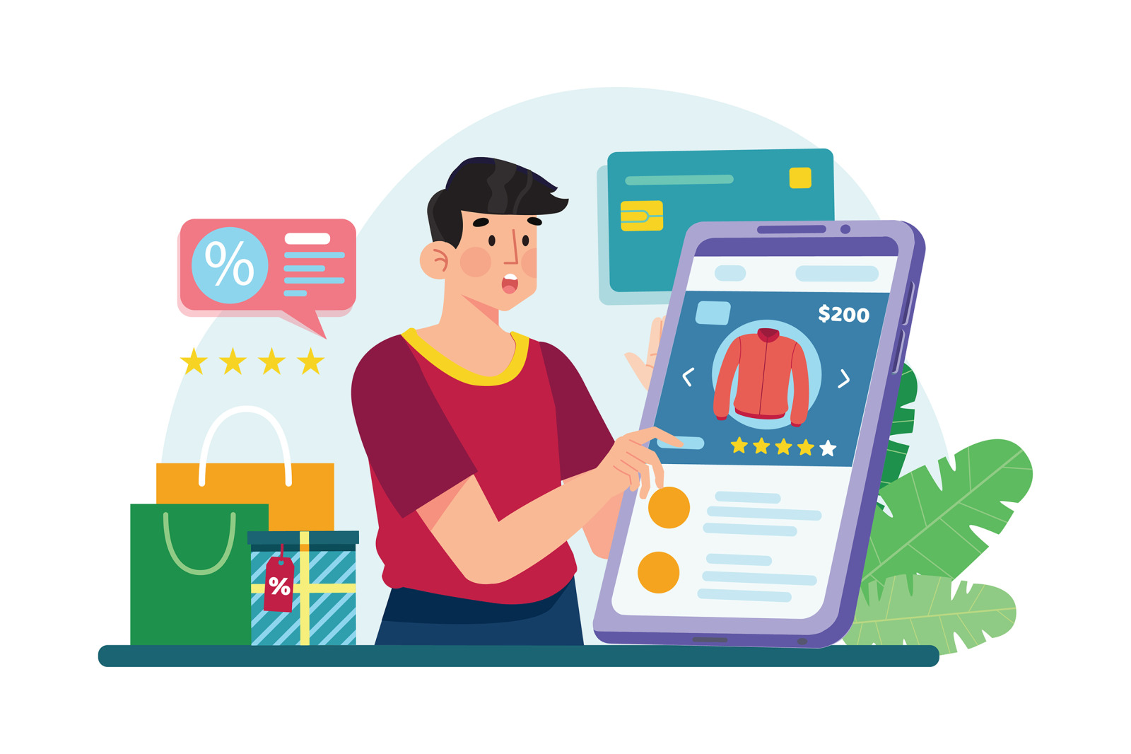 M648_Online Shop Illustration Pack M648_Online Shop Illustration Pack