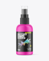 Matte Spray Bottle Mockup