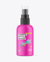 Matte Spray Bottle Mockup