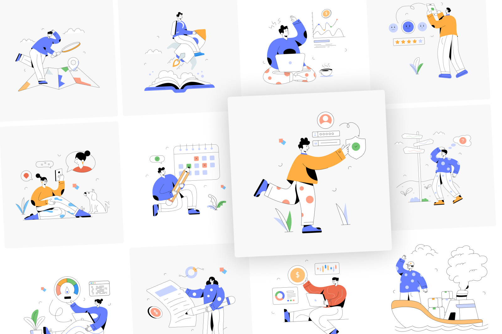 198 Agile Animated Illustrations