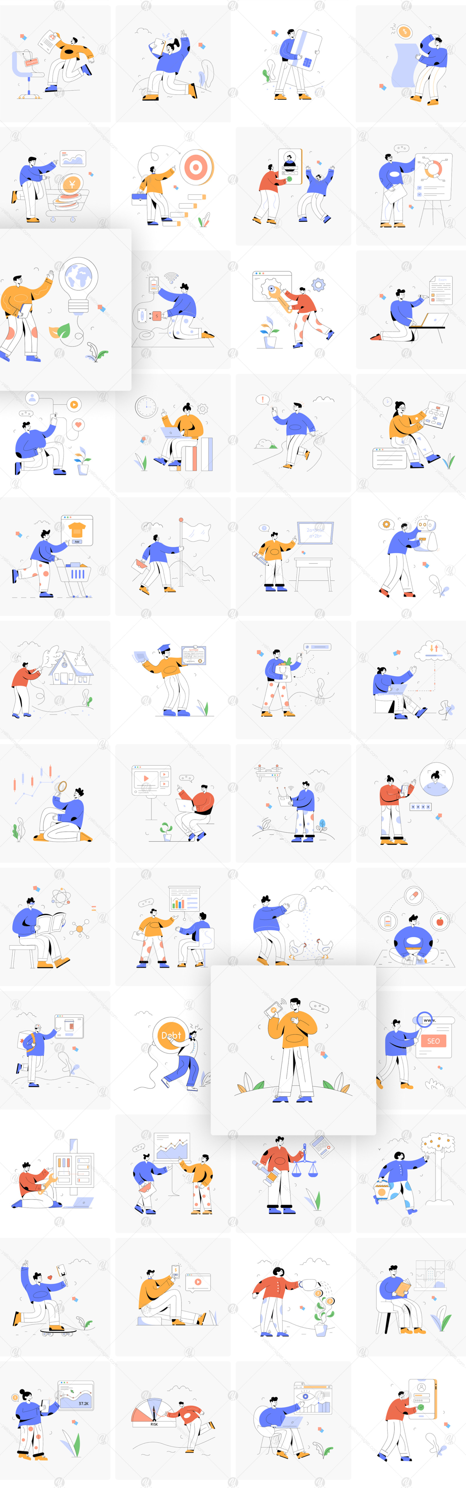 198 Agile Animated Illustrations