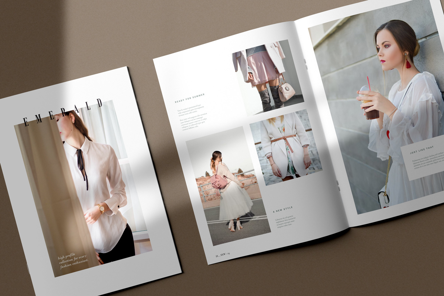 Brochure and Catalog Mockups