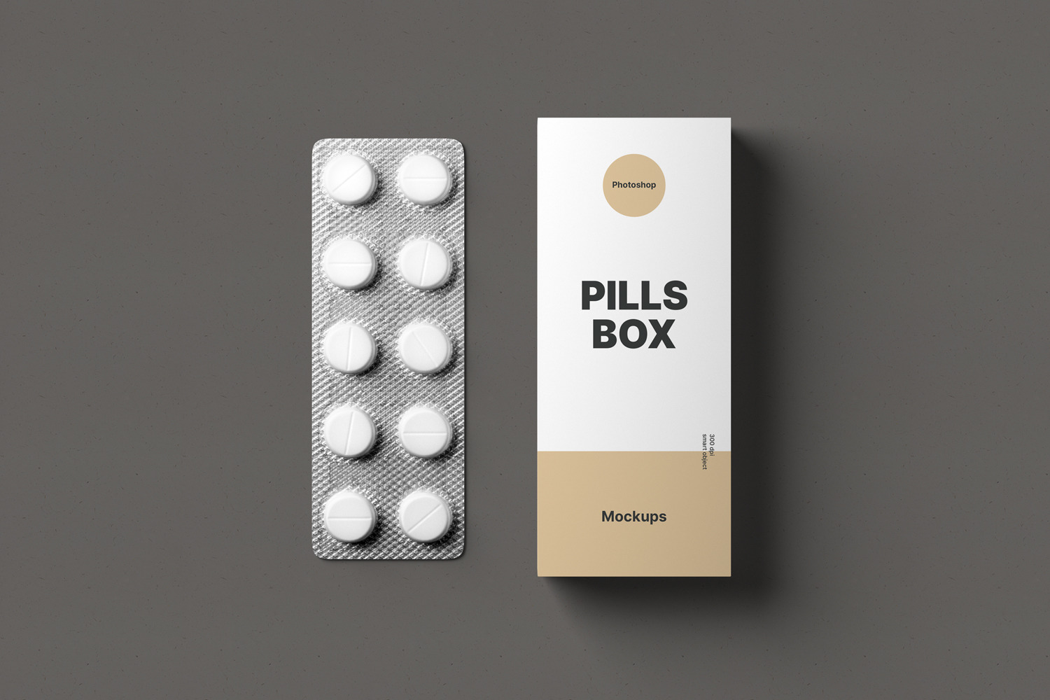 Pills Box Mockups Pills Box Mockups