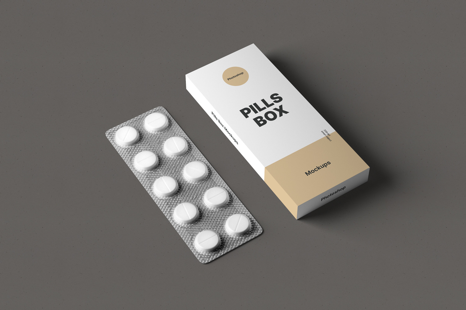 Pills Box Mockups Pills Box Mockups