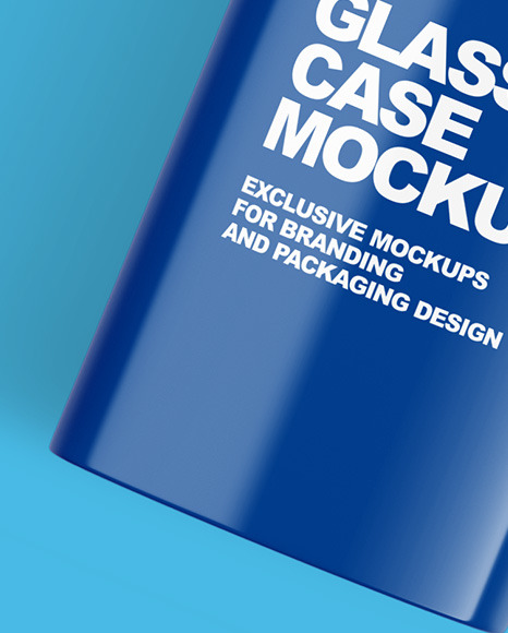 Glossy Case for Glasses Mockup