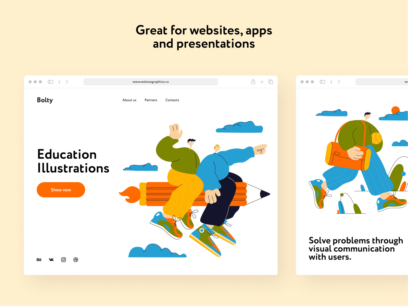 Bolty Education Illustrations