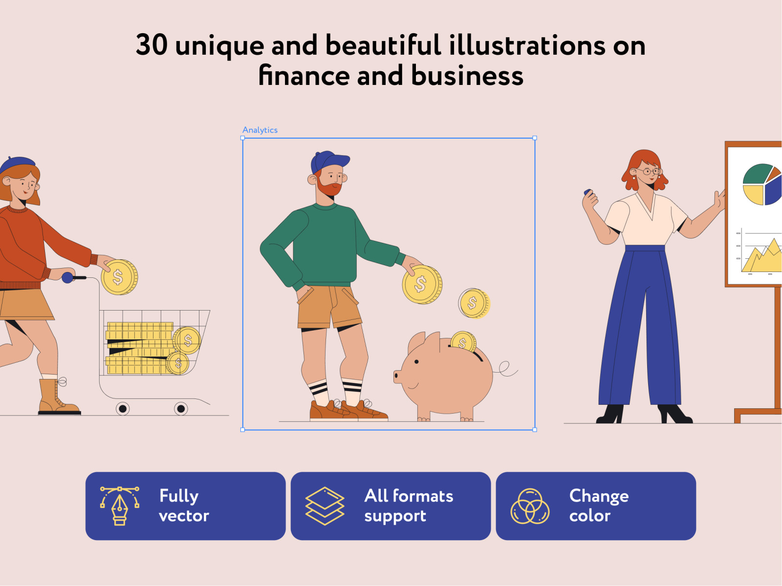 Mosly Finance Illustrations