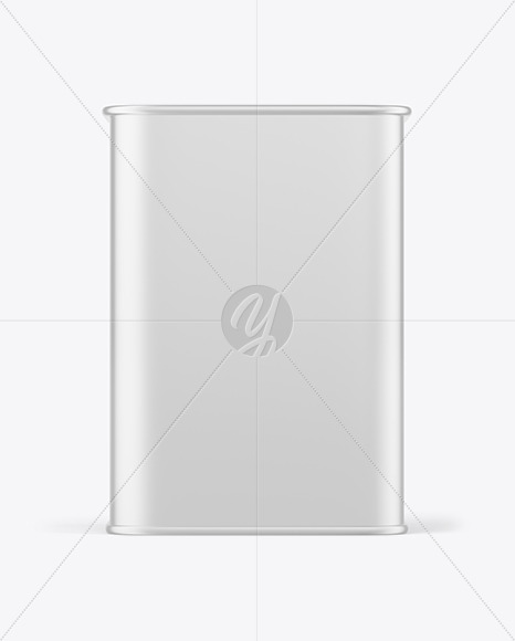 Metallic Tin Can Mockup