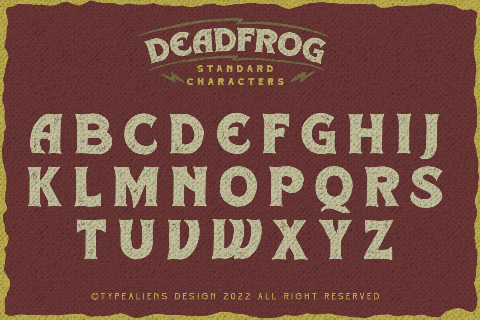 Deadfrog Font