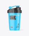 Glossy Shaker Bottle Mockup
