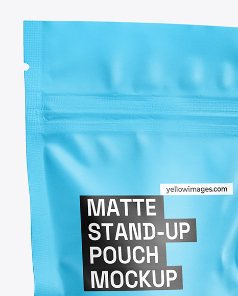 Matte Stand-up Pouch Mockup