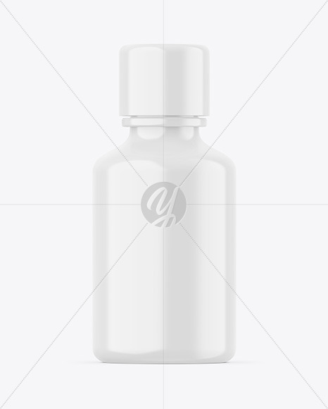 Glossy Cosmetic Bottle Mockup