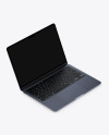 MacBook Air M2 Midnight Mockup