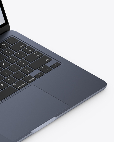 MacBook Air M2 Midnight Mockup