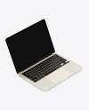 MacBook Air M2 Starlight Mockup