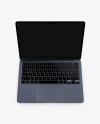 MacBook Air M2 Midnight Mockup