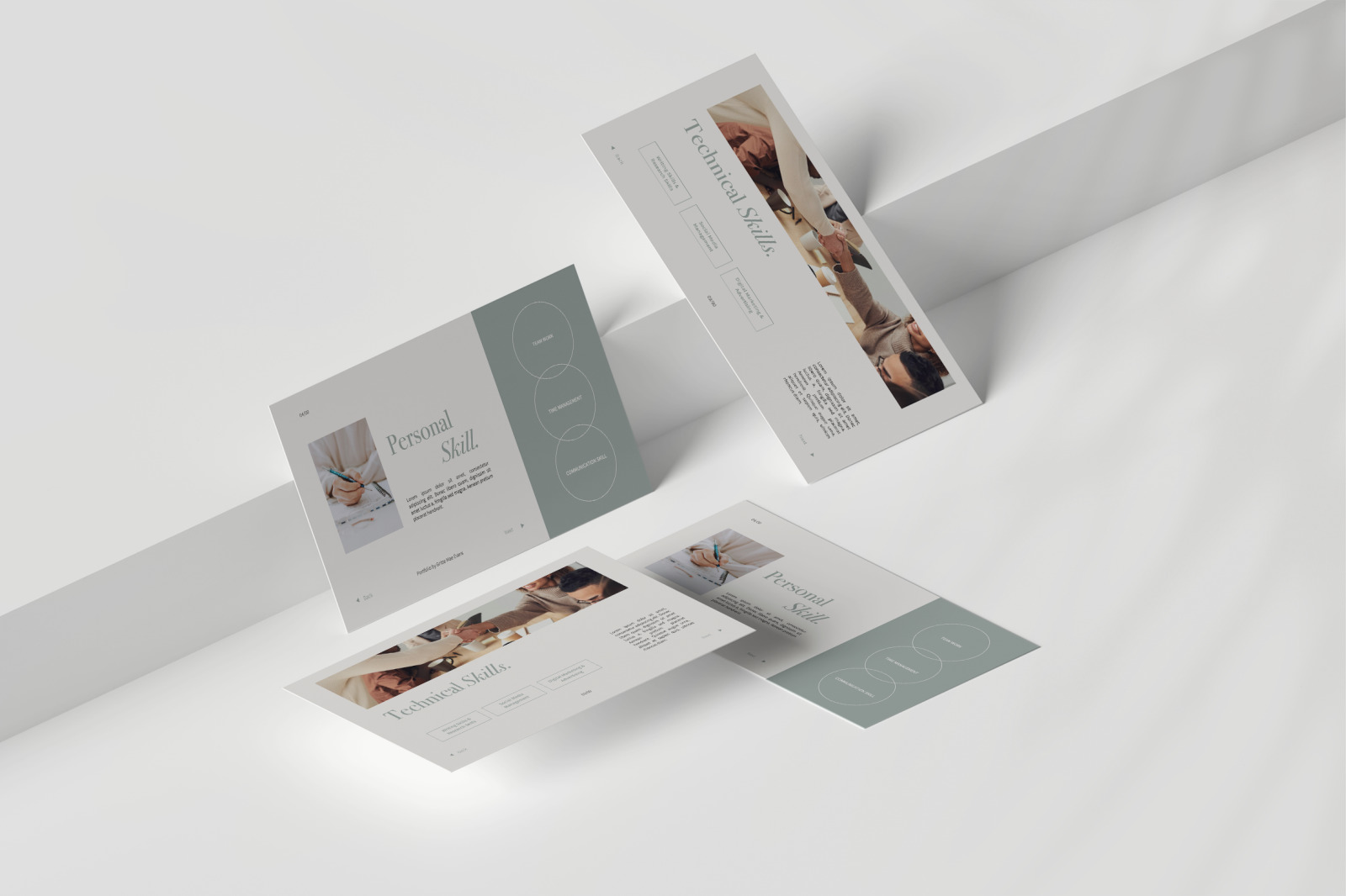Gritte – White Grey Simple Portfolio Presentation Template Gritte – White Grey Simple Portfolio Presentation Template