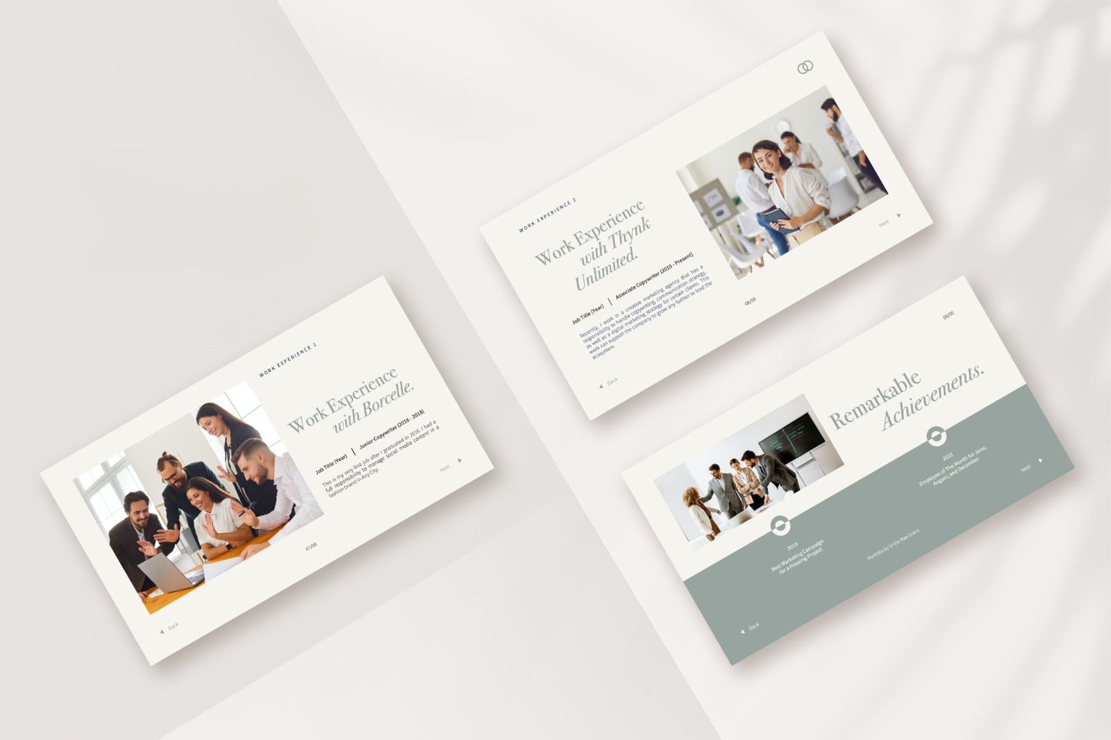Gritte – White Grey Simple Portfolio Presentation Template Gritte – White Grey Simple Portfolio Presentation Template
