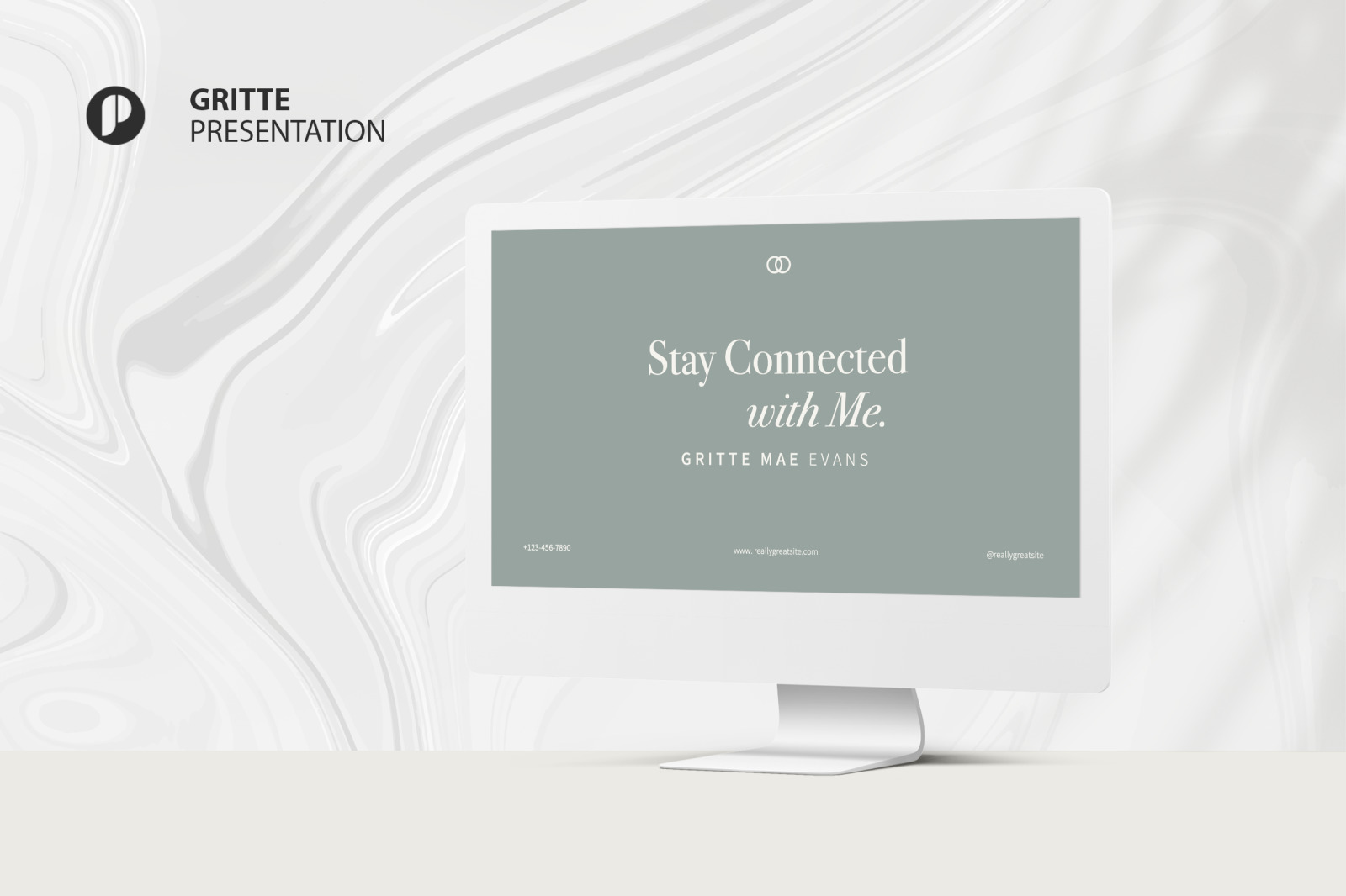 Gritte – White Grey Simple Portfolio Presentation Template Gritte – White Grey Simple Portfolio Presentation Template