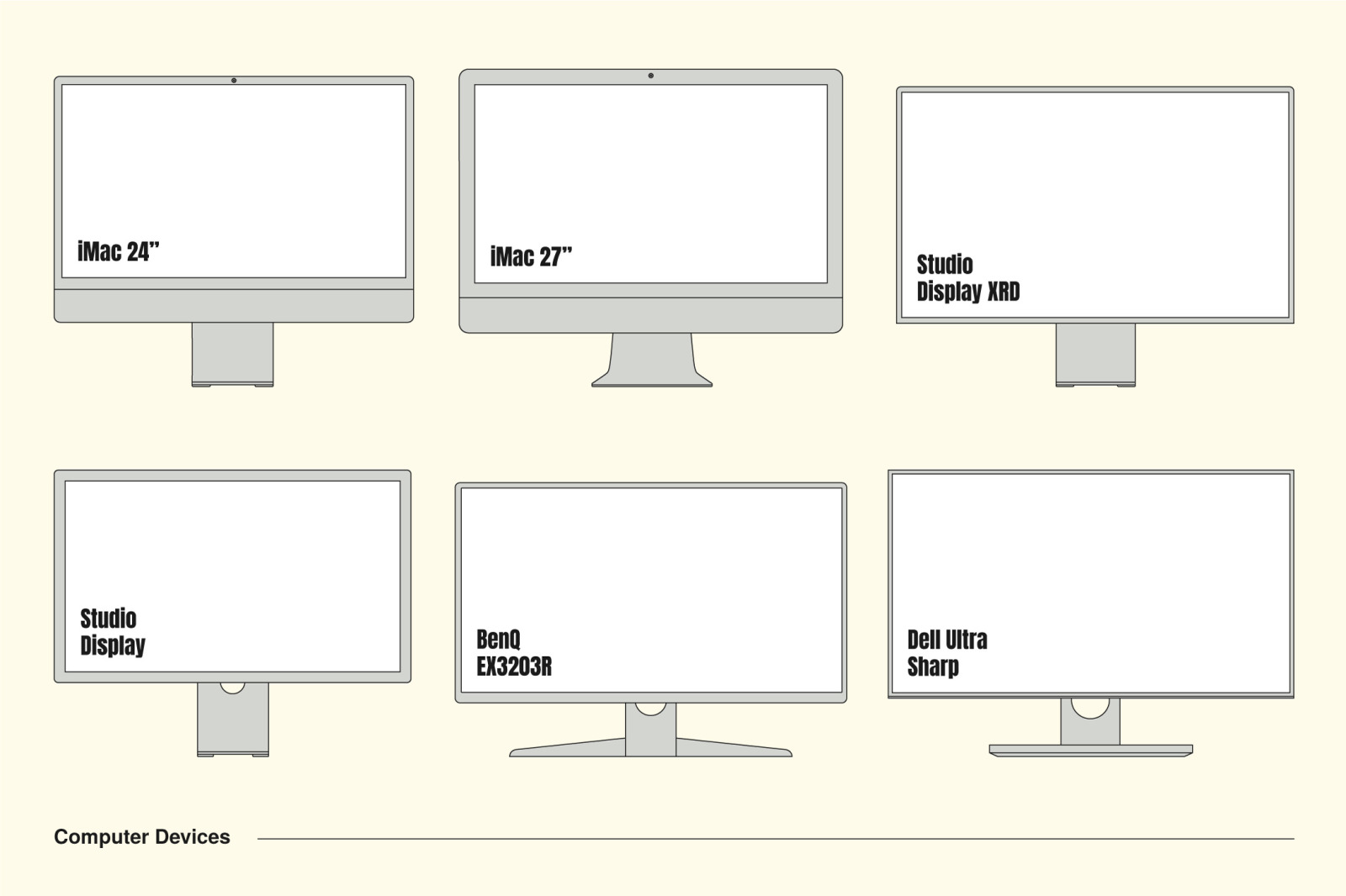 Outline Device Mockups