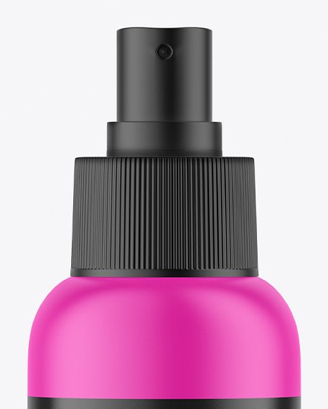 Matte Cosmetic Spray Bottle Mockup