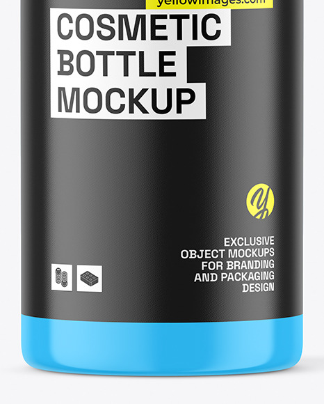 Glossy Cosmetic Spray Bottle Mockup