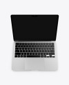 MacBook Air M2 Silver Mockup