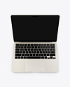 MacBook Air M2 Starlight Mockup