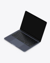 MacBook Air M2 Midnight Mockup