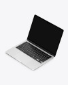 MacBook Air M2 Silver Mockup MacBook Air M2 Silver Mockup