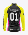 Men's Full-Zip Cycling Jersey Mockup