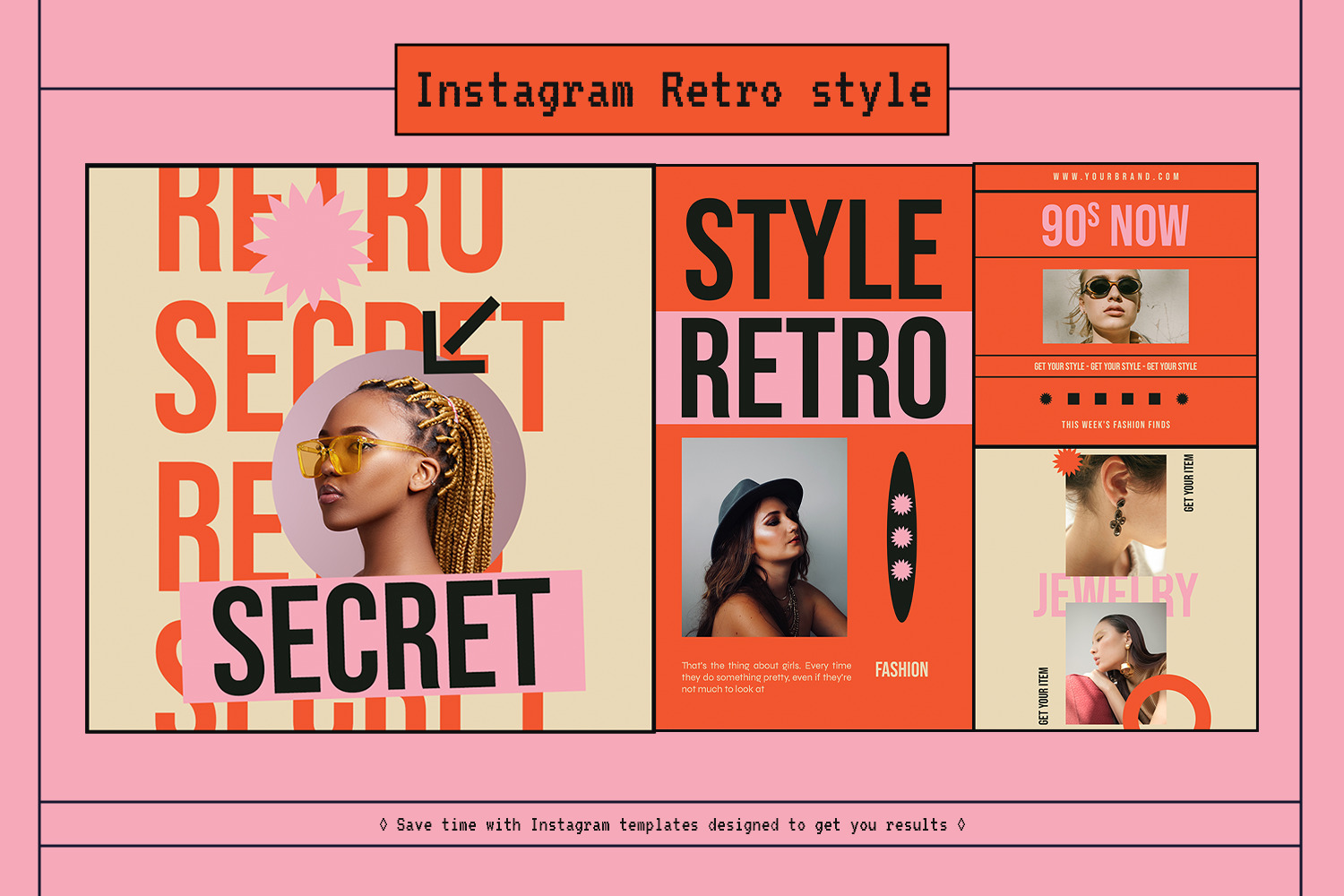 Greonad Retro Instagram Template