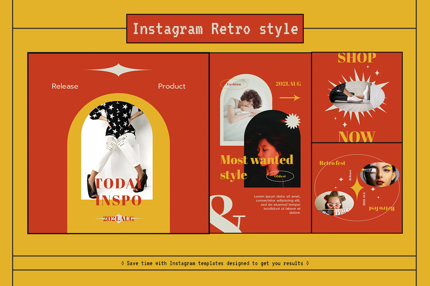 Jonezya Retro Instagram Template Jonezya Retro Instagram Template