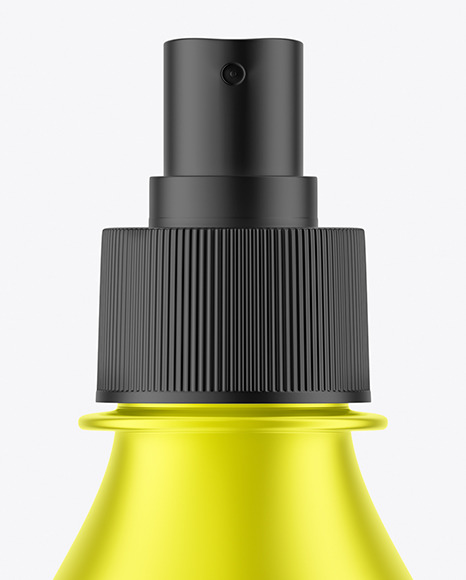 Metallic Cosmetic Spray Bottle Mockup