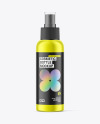 Metallic Cosmetic Spray Bottle Mockup