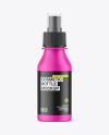 Matte Cosmetic Spray Bottle Mockup