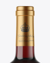 Clear Glass Red Wine Bottle Mockup Clear Glass Red Wine Bottle Mockup