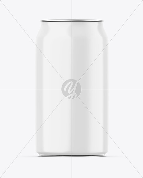 Glossy Drink Can Mockup