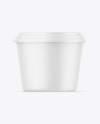 Matte Sour Cream Cup Mockup