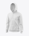 Men's Hoodie Mockup - Half Side View