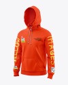 Men's Hoodie Mockup - Half Side View