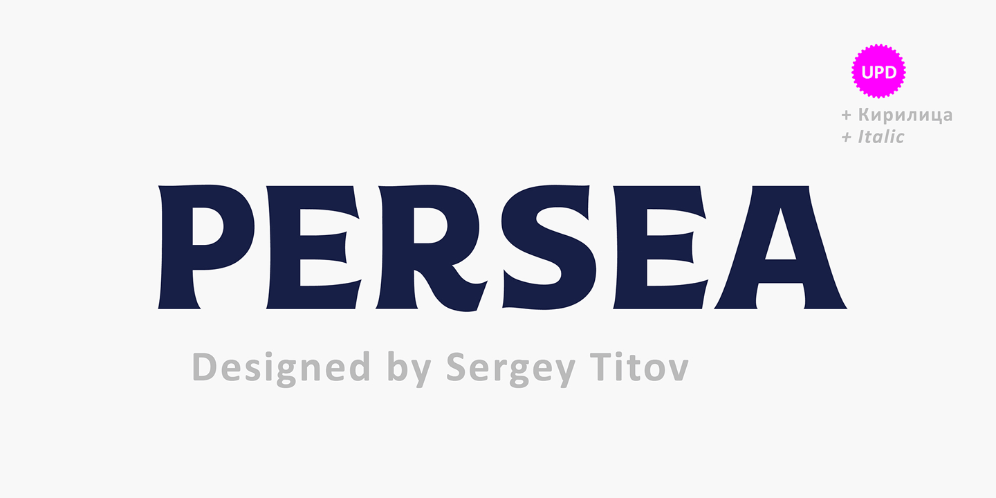 Persea font Persea font