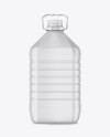 5L Glossy PET Bottle Mockup - Free Download Images High Quality PNG