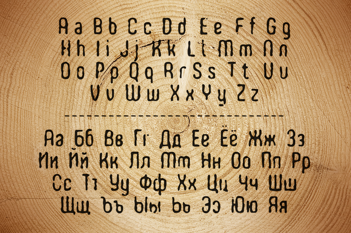 WoodBurn Font