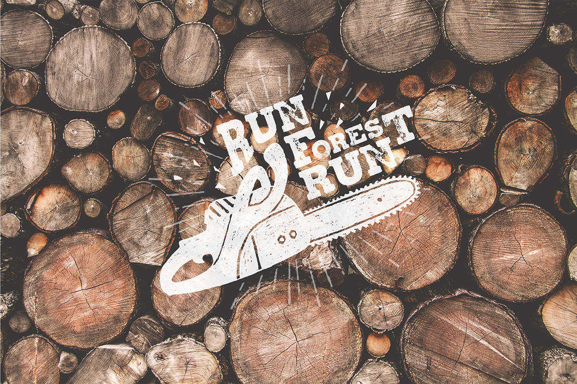 Run, Forest, Run! 35 Hand Drawn Objects