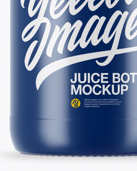 Glossy Juice Bottle Mockup